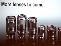 Sony shows off upcoming full-frame lenses at Photokina